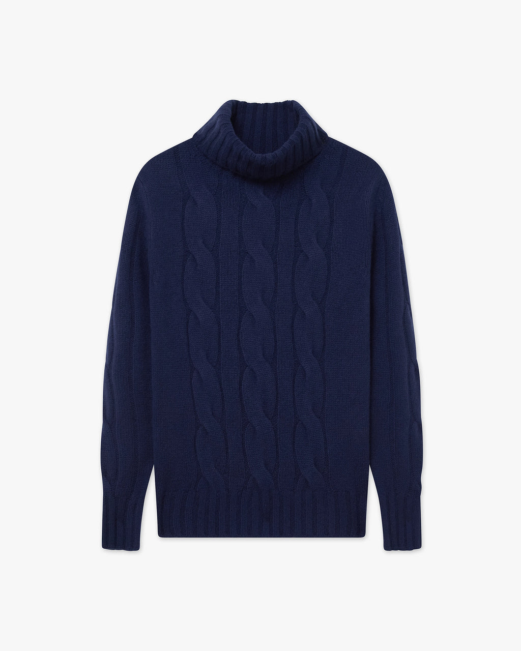Women's Celerina Turtleneck Sweater - Blue Cashmere