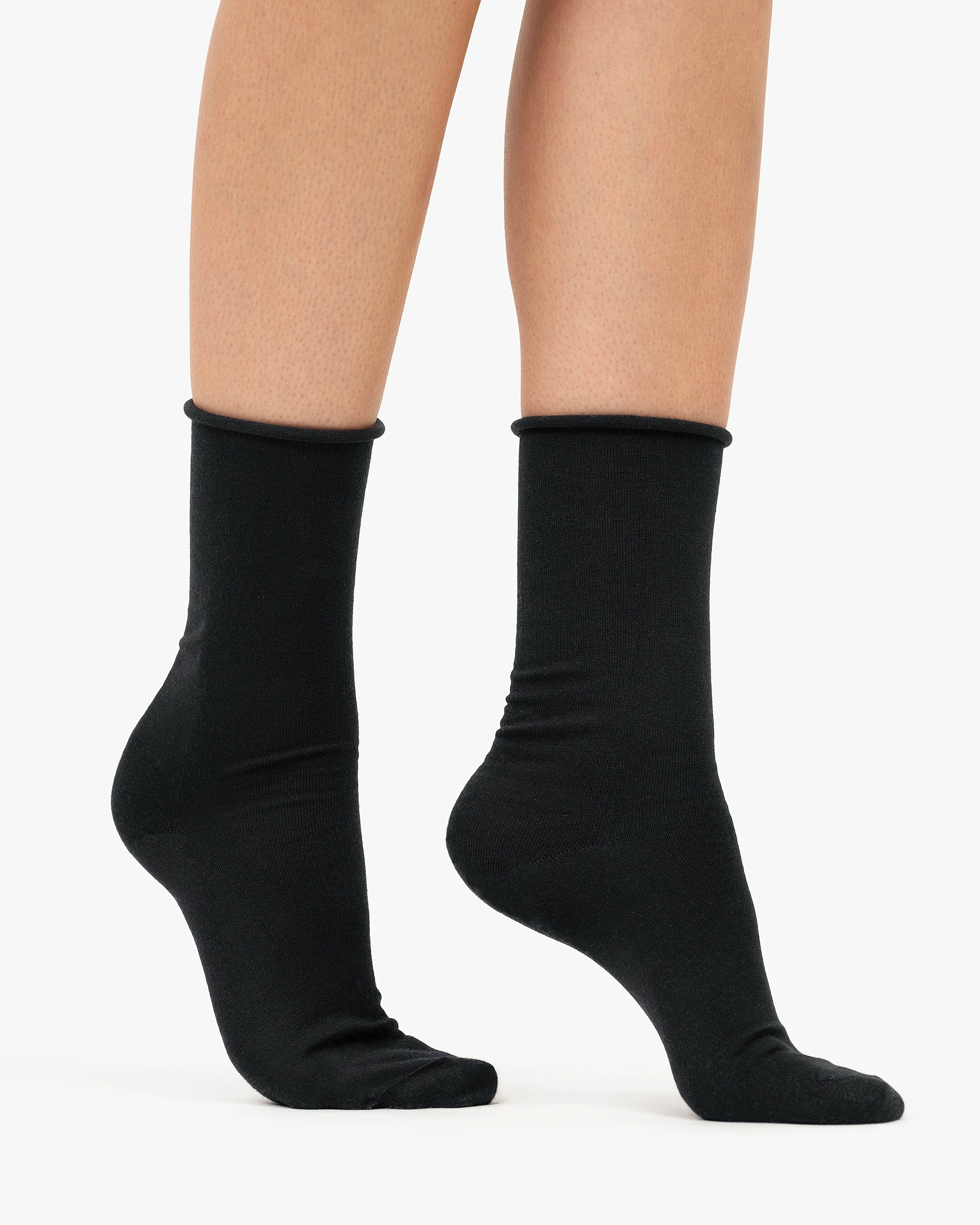 Desire Socks - Black Cashmere / Seta