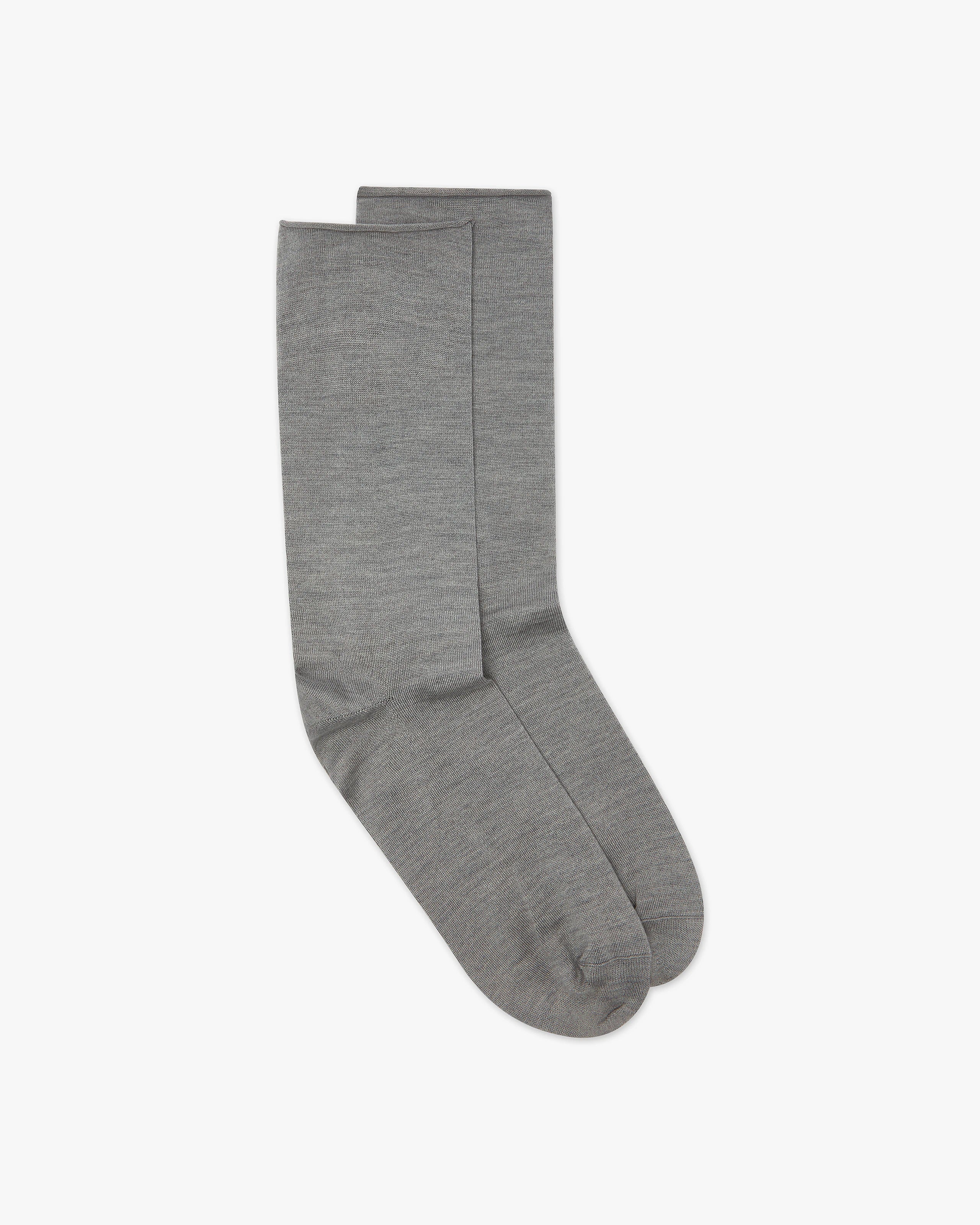 Desire Socks - Grey Cashmere / Seta