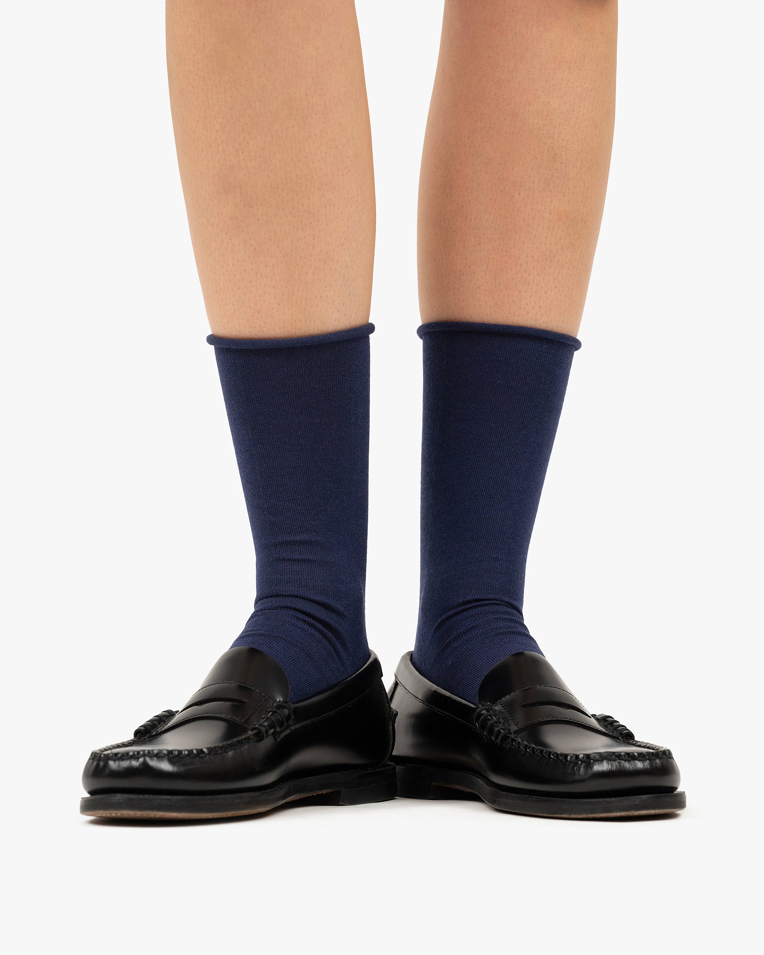 Desire Socks - Blue Cashmere / Seta