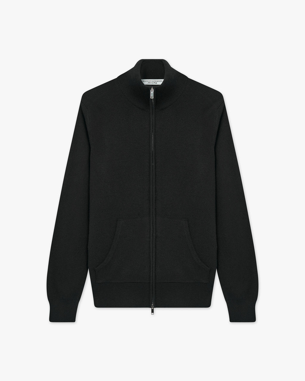 Women's Salò Zip Cardigan - Black Cashmere