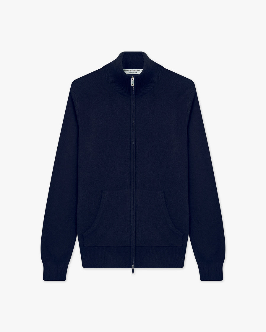 Women's Salò Zip Cardigan - Blue Cashmere