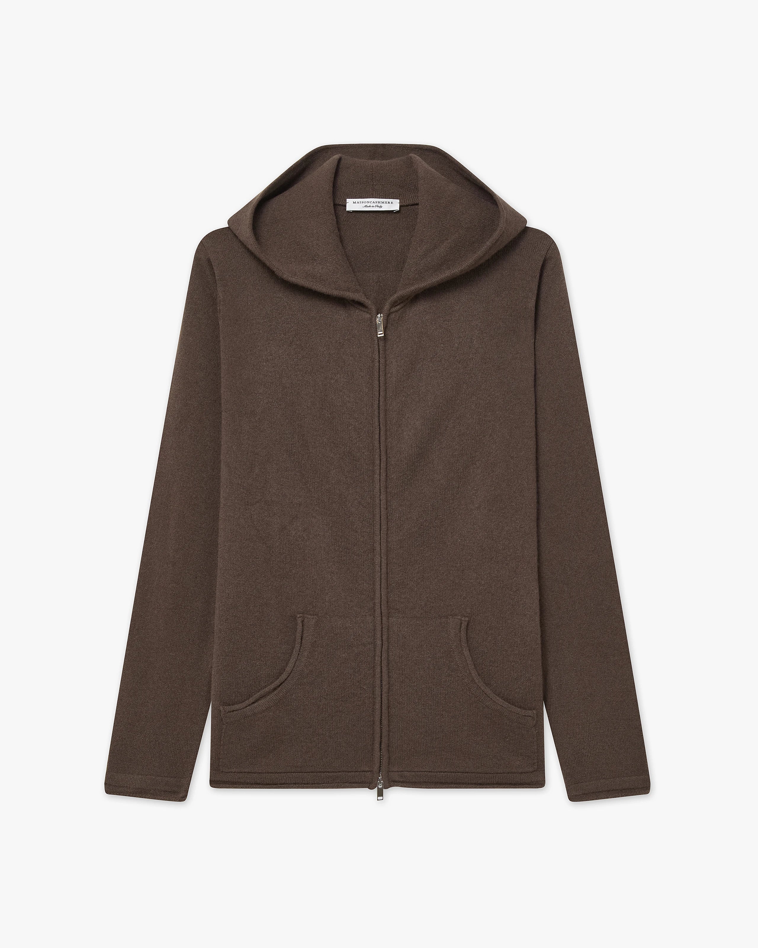 Women's Salò Zip Hoodie - Brown Cashmere