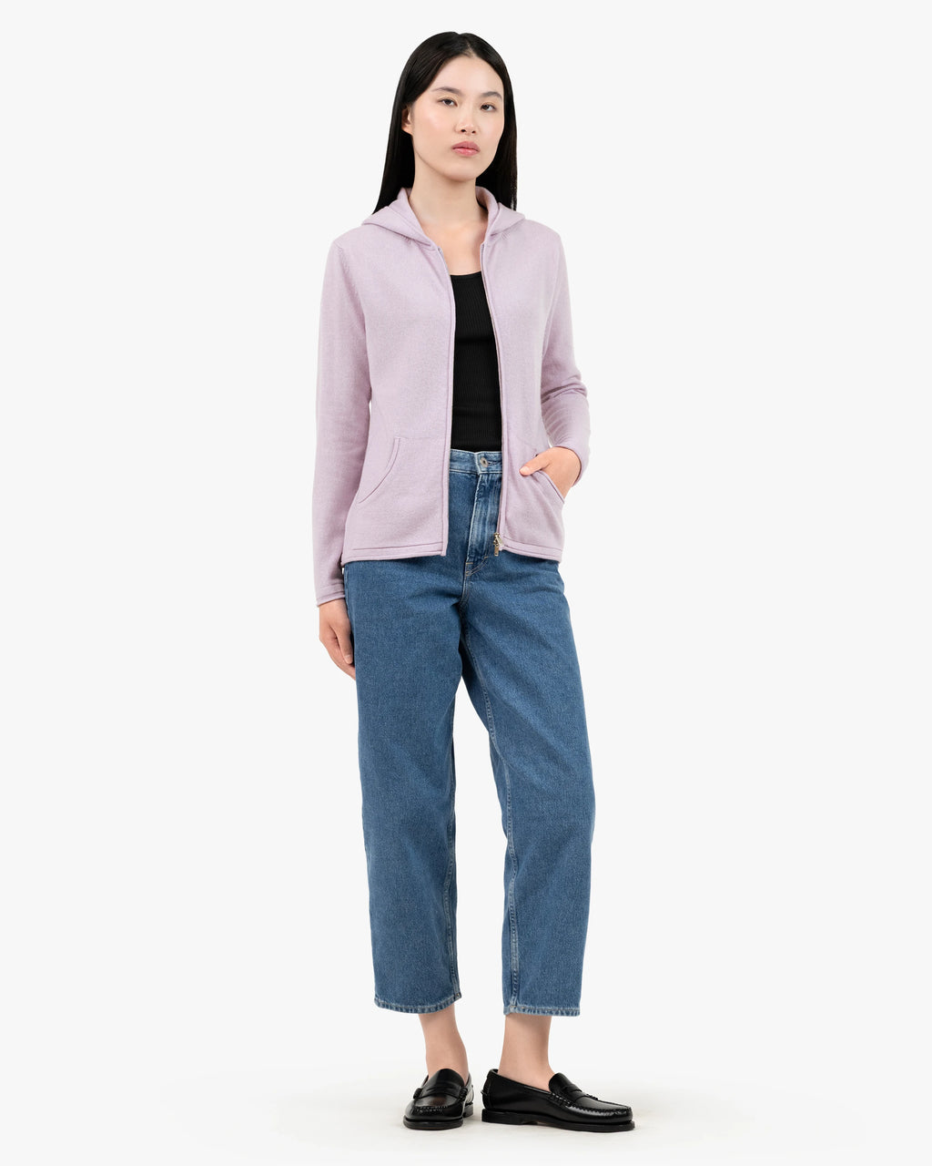 Women's Salò Zip Hoodie - Lilac Cashmere
