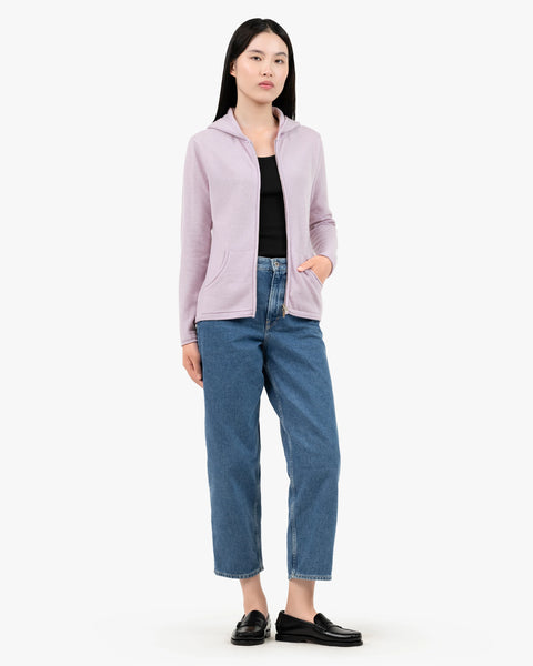 Women's Salò Zip Hoodie - Lilac Cashmere