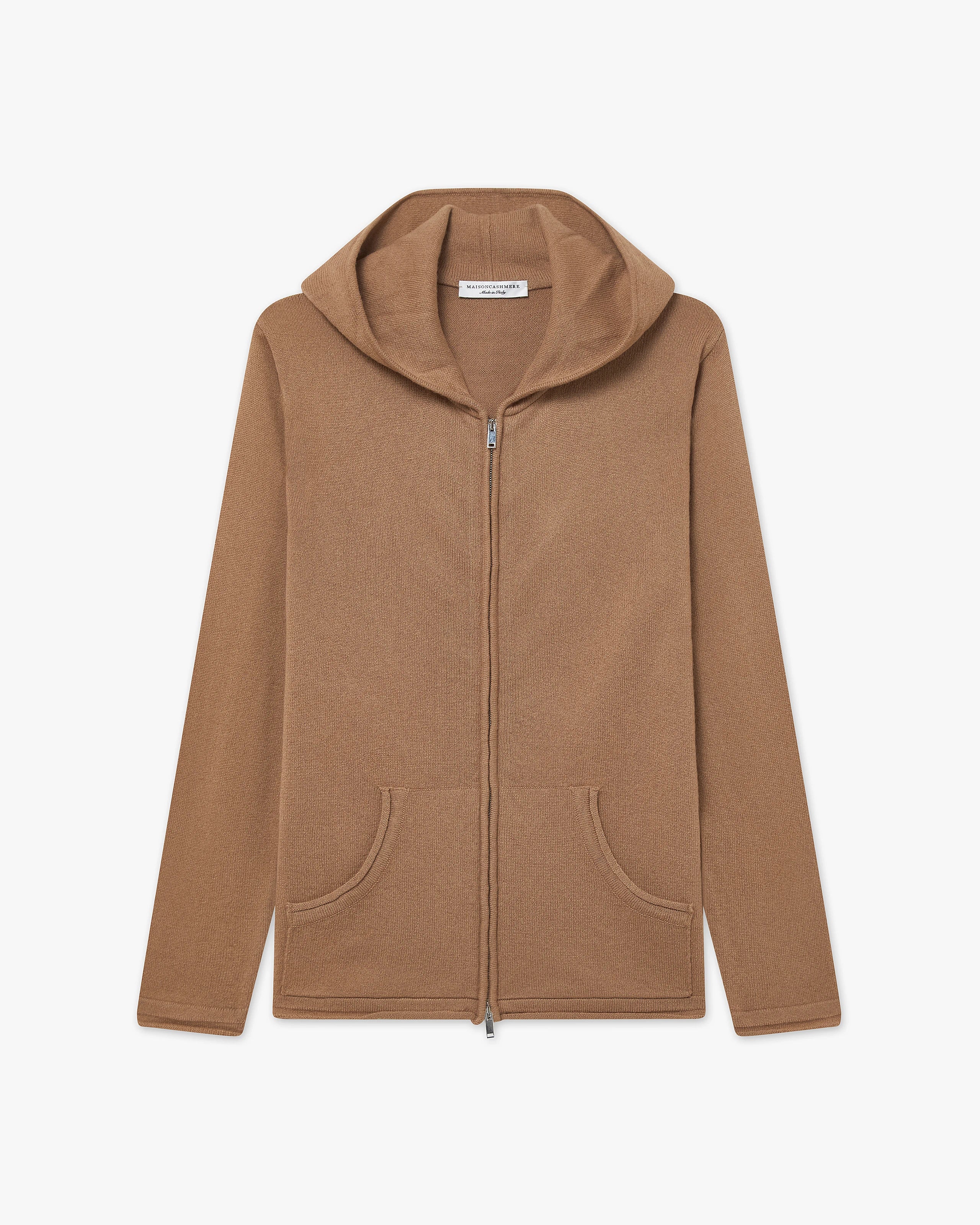 Women's Salò Zip Hoodie - Camel Cashmere
