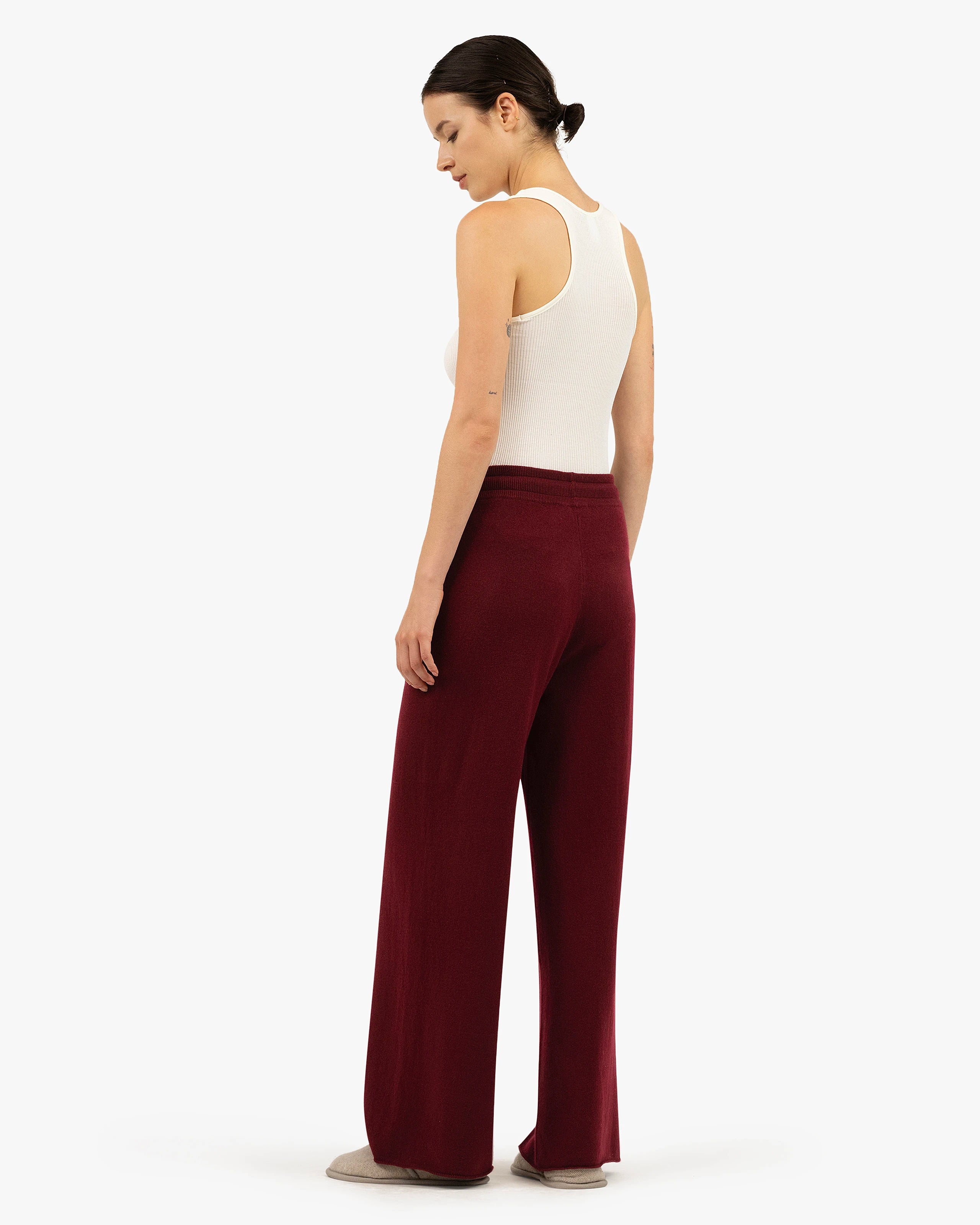 Women's Chaillot Sweatpants - Bordeaux Cashmere