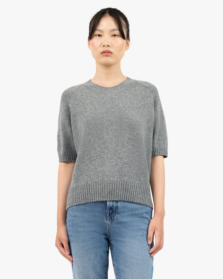 Women's Dolomiti Tee - Medium Grey Cashmere