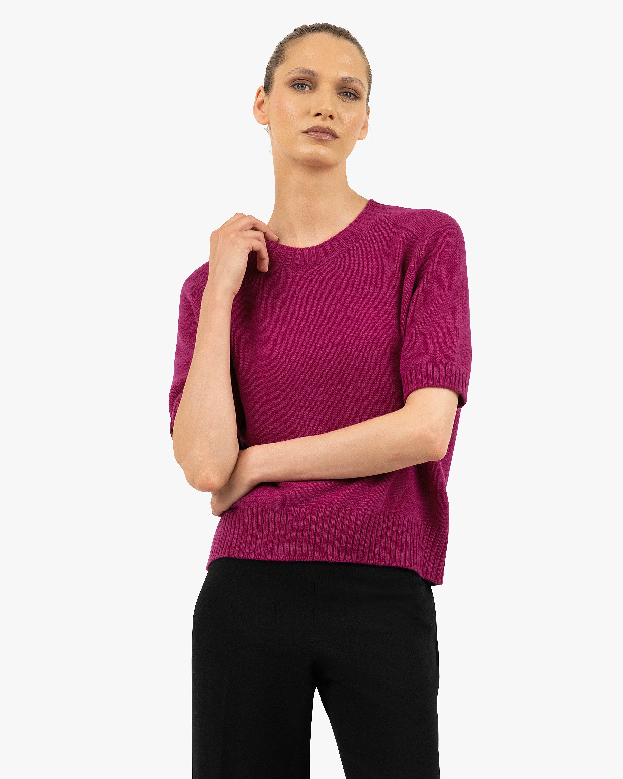 Women's Dolomiti Tee - Magenta Cashmere
