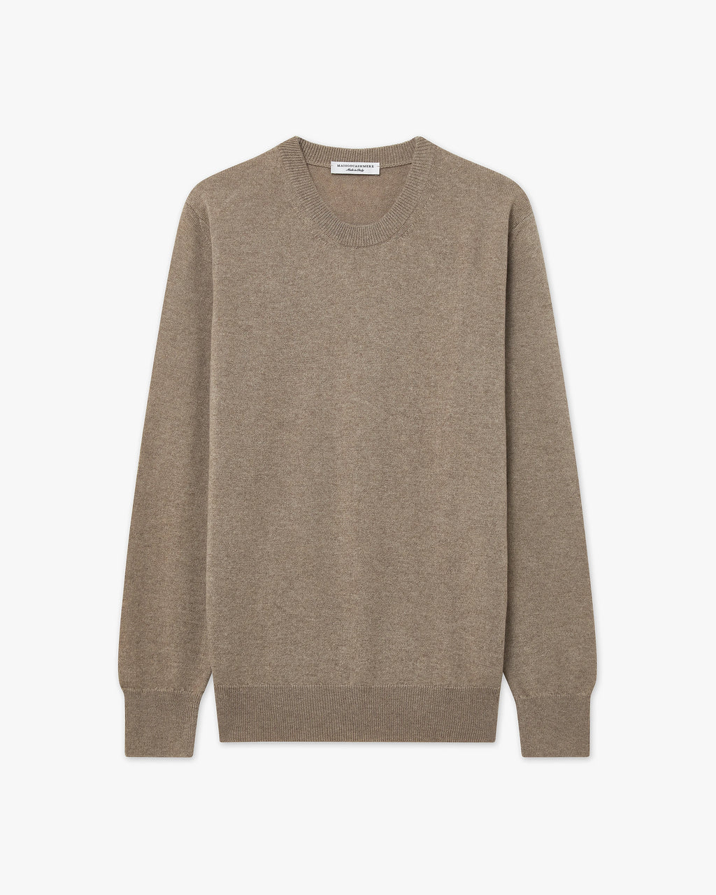 Essential Boyfriend Sweater - Taupe Cashmere