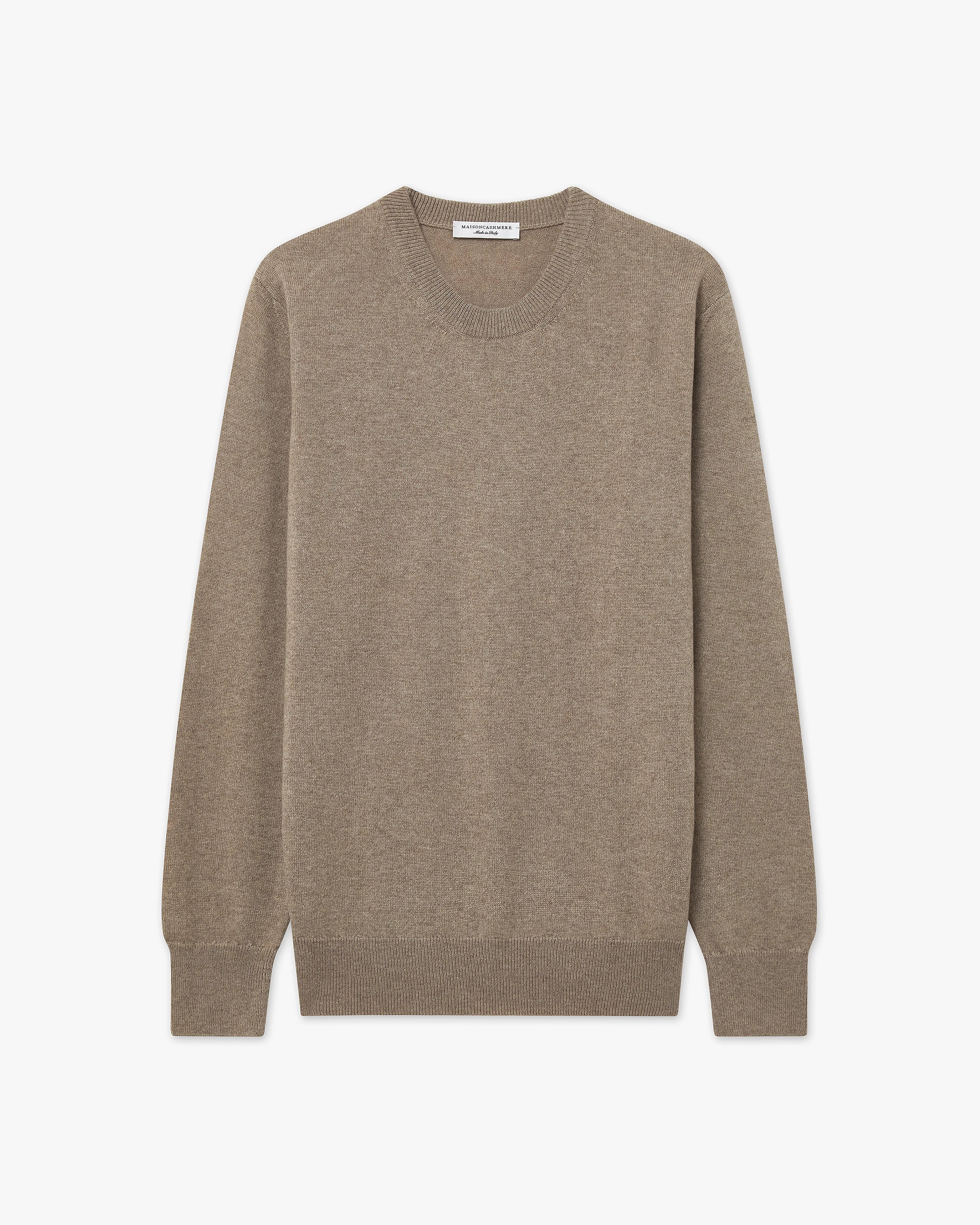 Essential Boyfriend Sweater - Taupe Cashmere