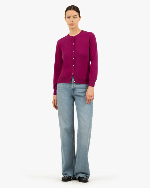 トップス Batoner cashmere crew neck cardigan womens-essential-cashmere-crew