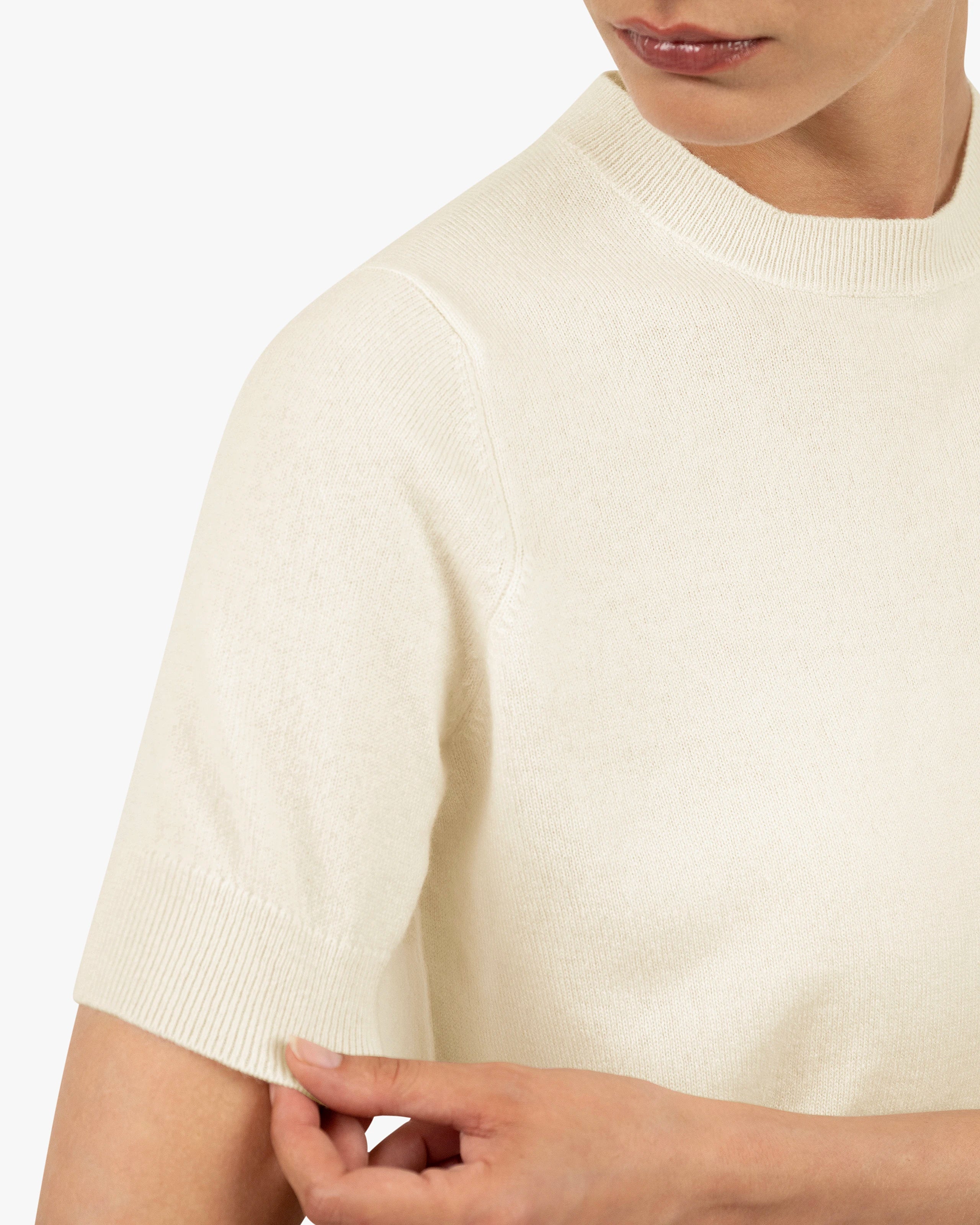 Women's Essential Tee - White Cashmere