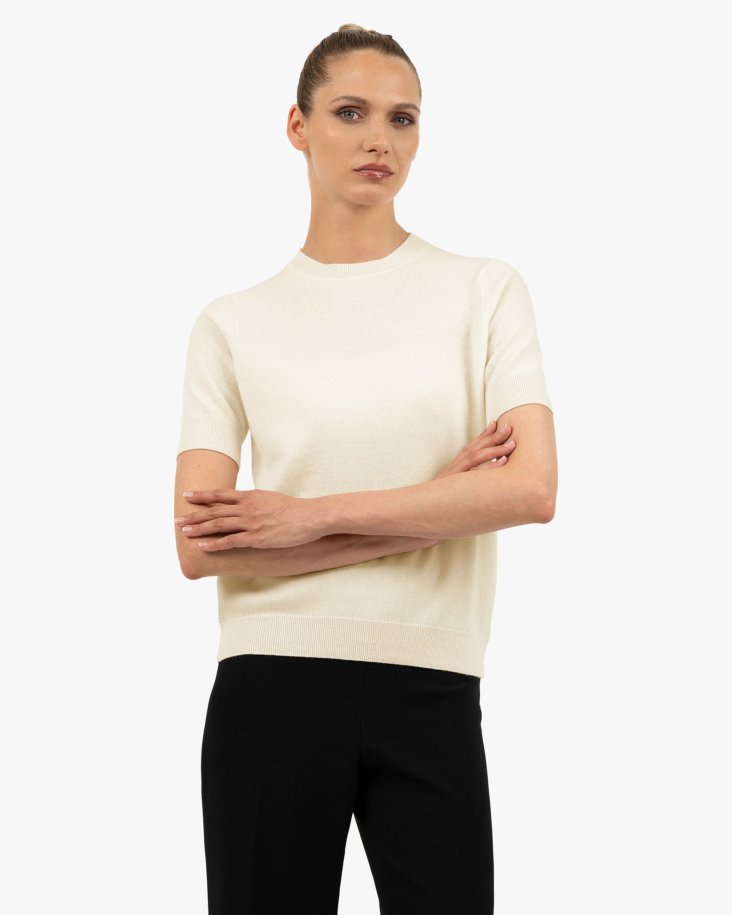 Women's Essential Tee - White Cashmere