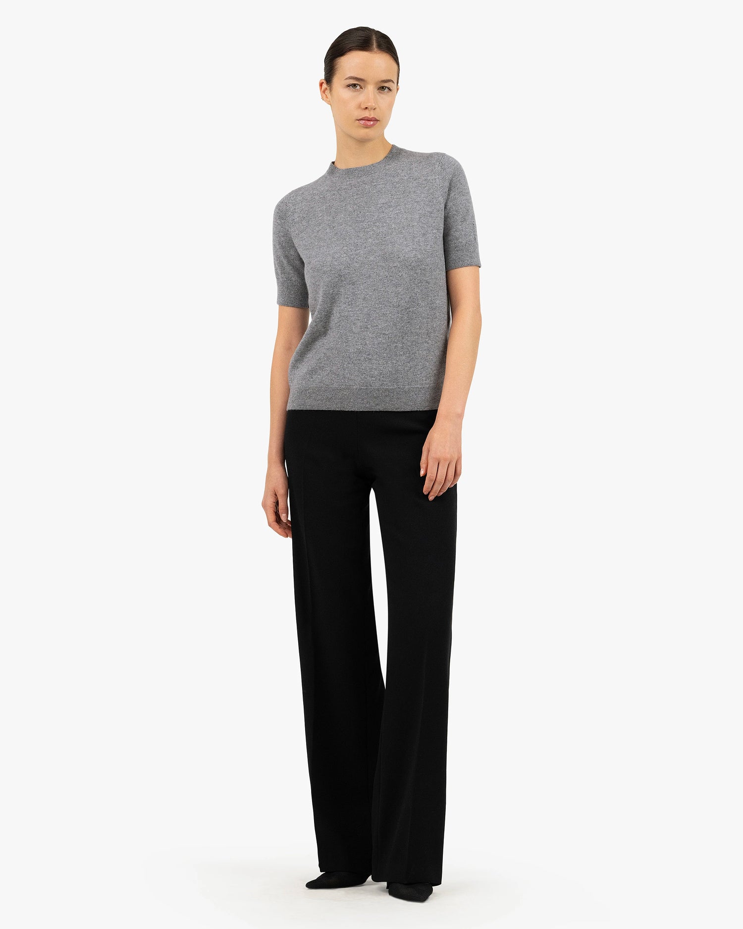 Women's Essential Tee - Medium Grey Cashmere