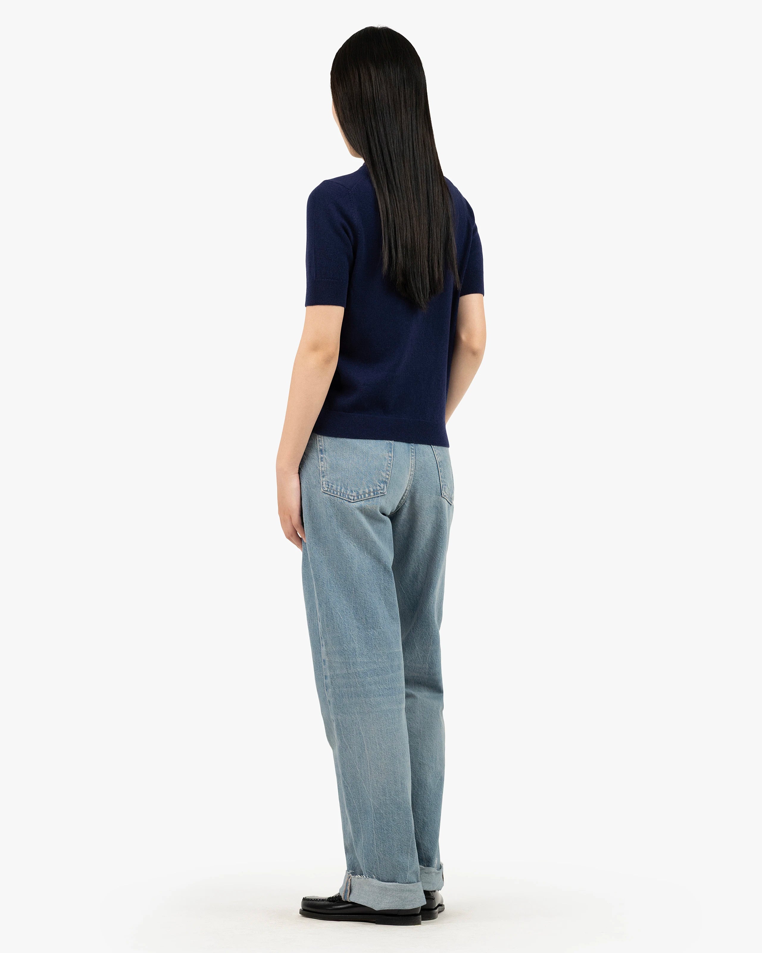 Women's Essential Tee - Blue Cashmere