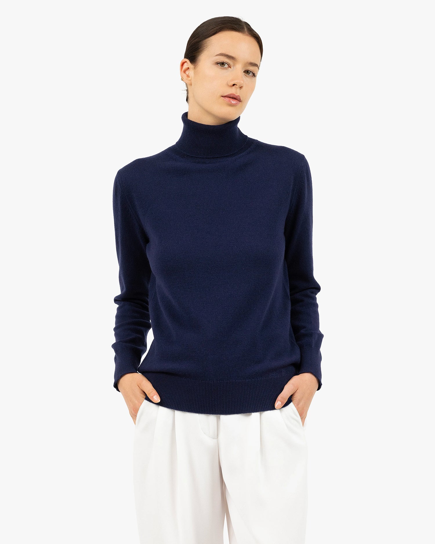 Cashmere Turtleneck Matching Set Women's Essential Cashmere