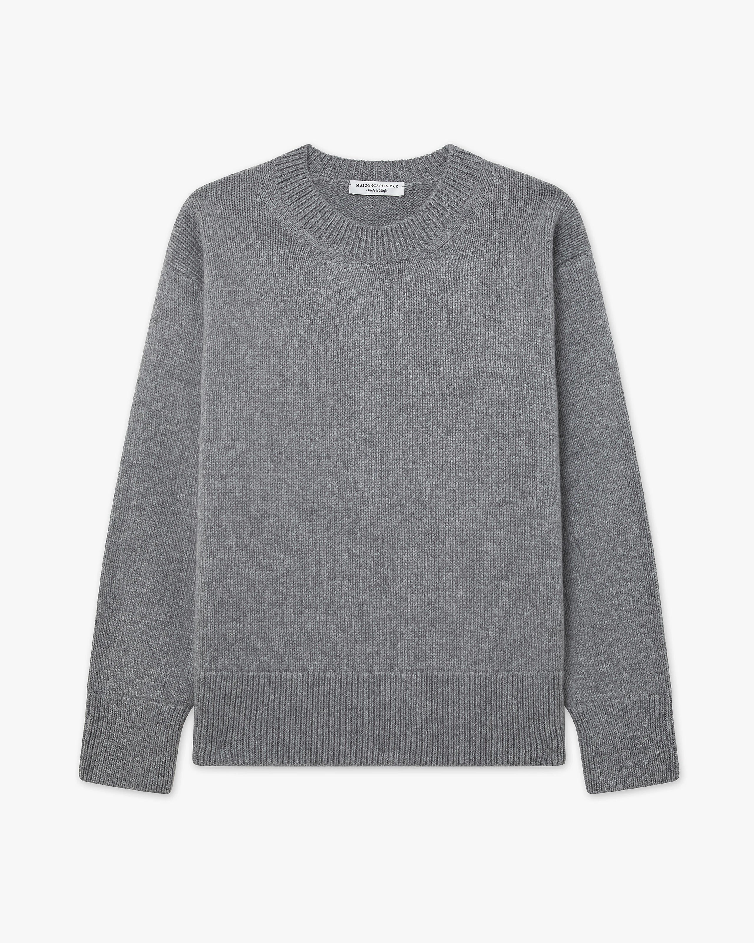 Women's Funes Crew Neck Sweater - Grey Merino