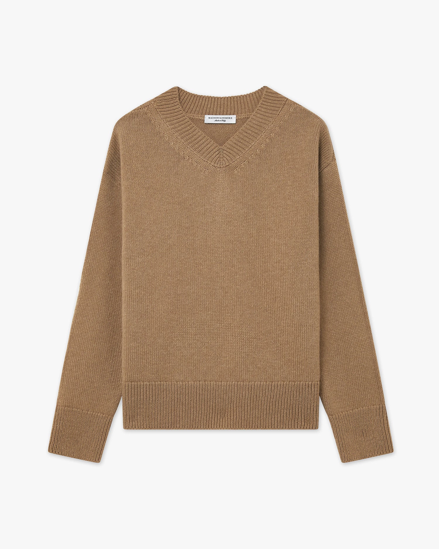 Women's Funes V-Neck Sweater - Hazelnut Merino