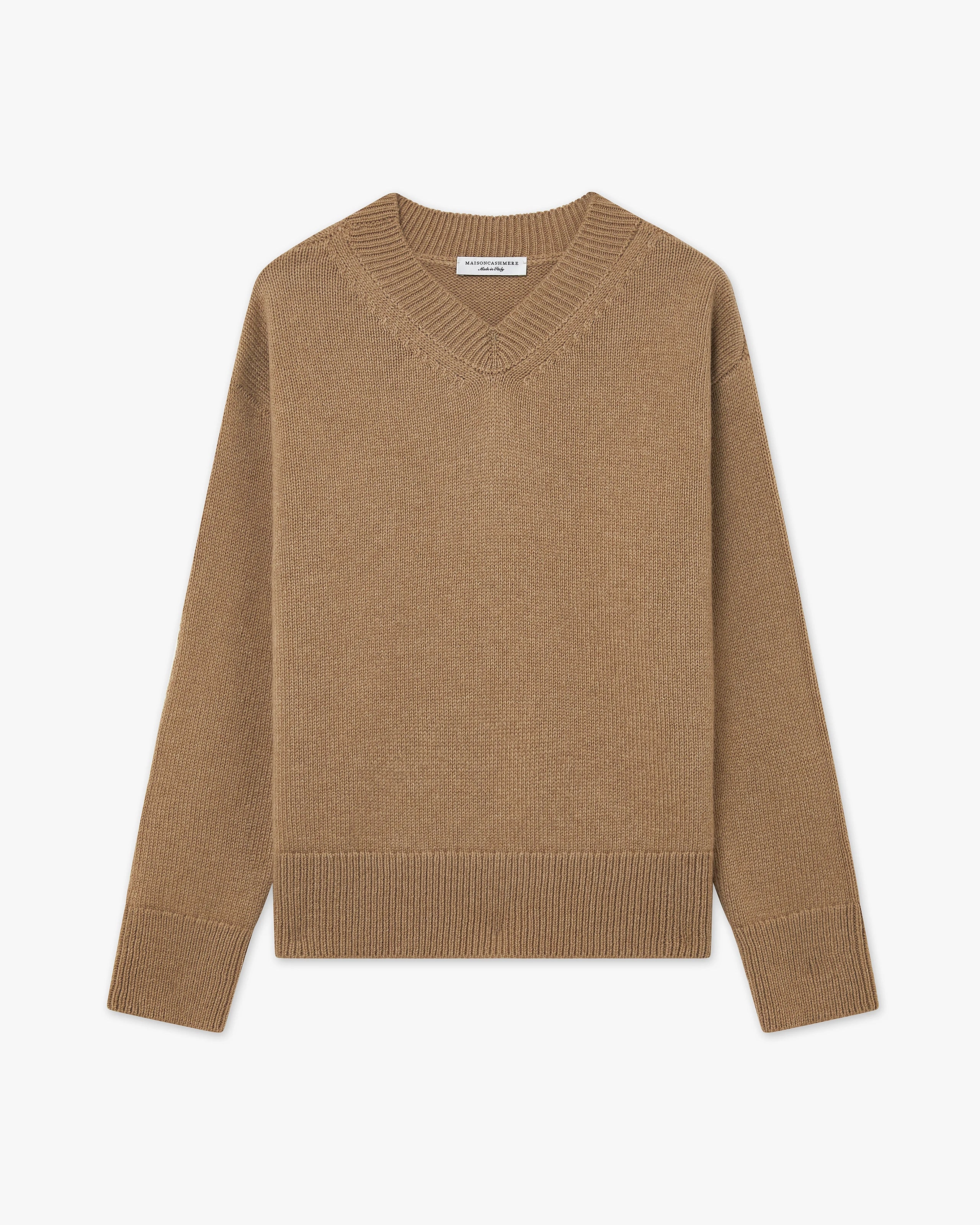 Women's Funes V-Neck Sweater - Hazelnut Merino