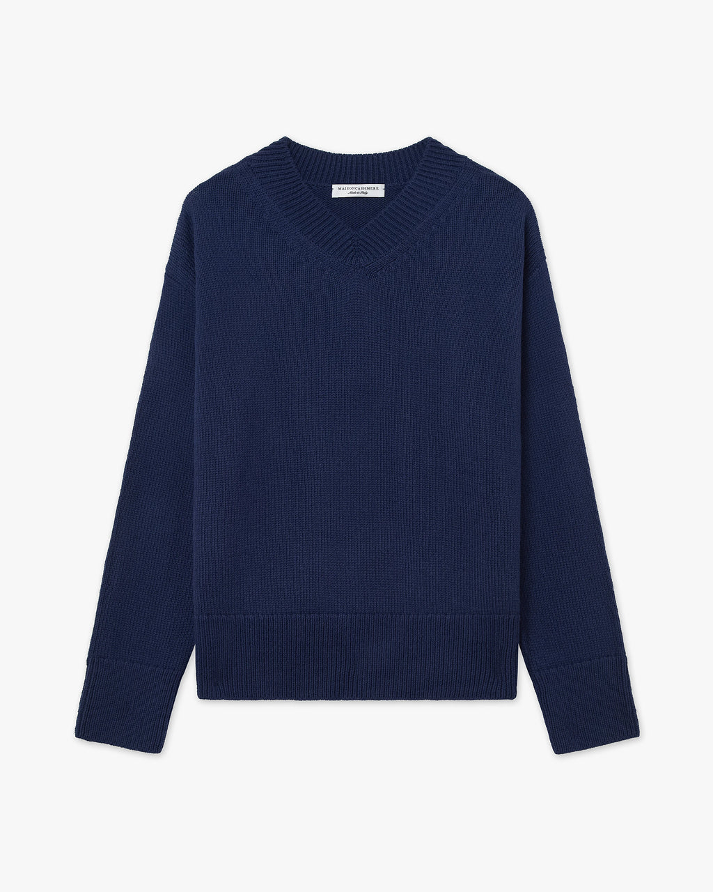 Women's Funes V-Neck Sweater - Blue Merino