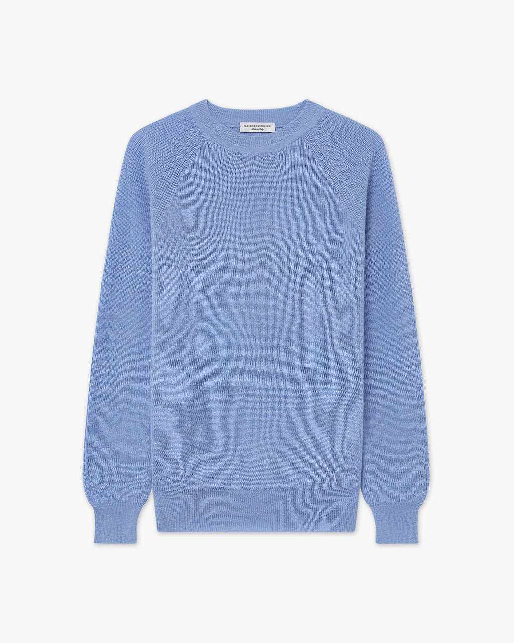 Women's Garisenda Crew Neck Sweater - Blue Merino / Cashmere