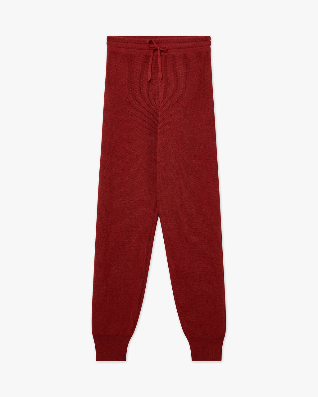 Women's Garisenda Joggers - Red Merino / Cashmere