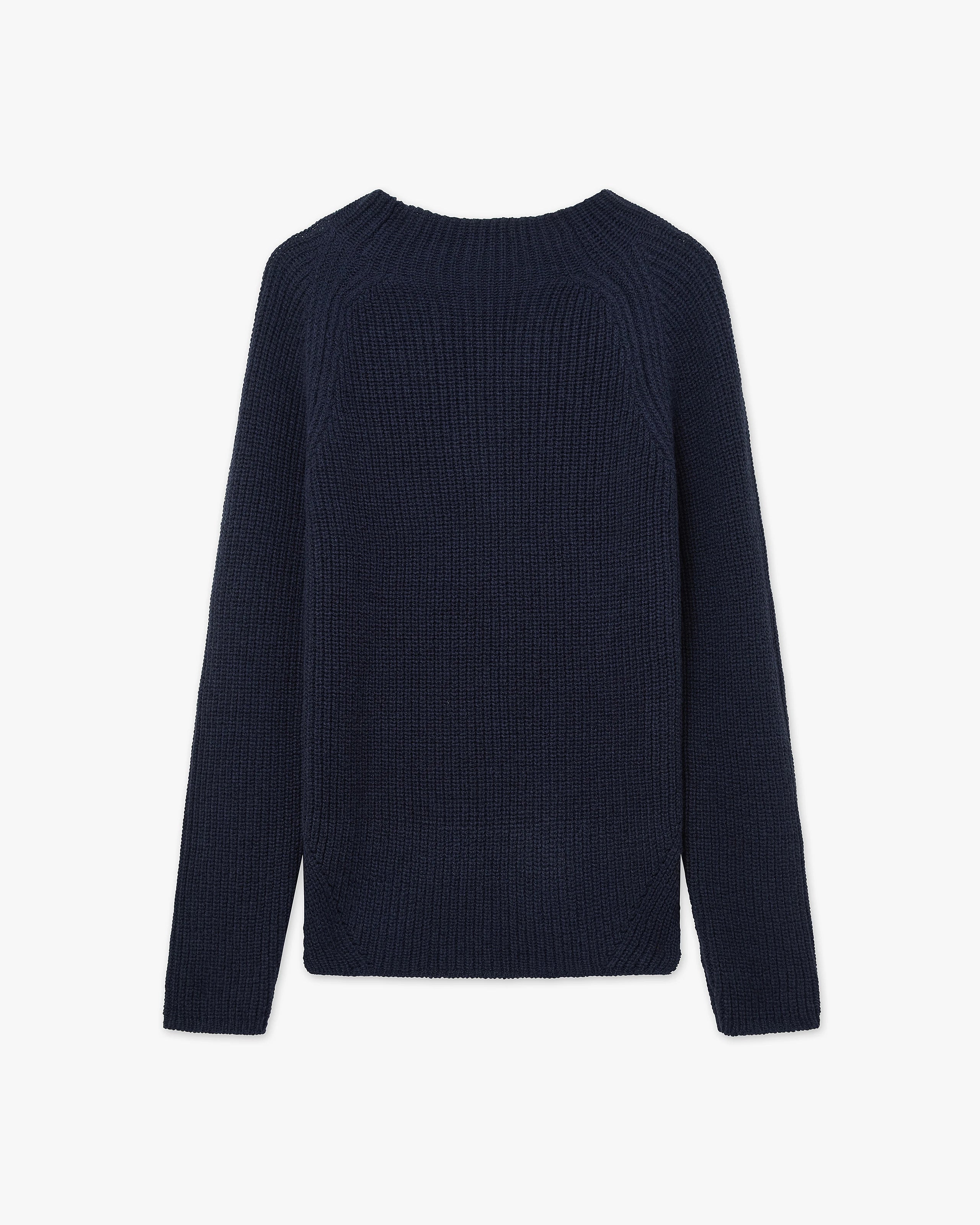 Garisenda Mock Neck Sweater - Blue Merino / Cashmere