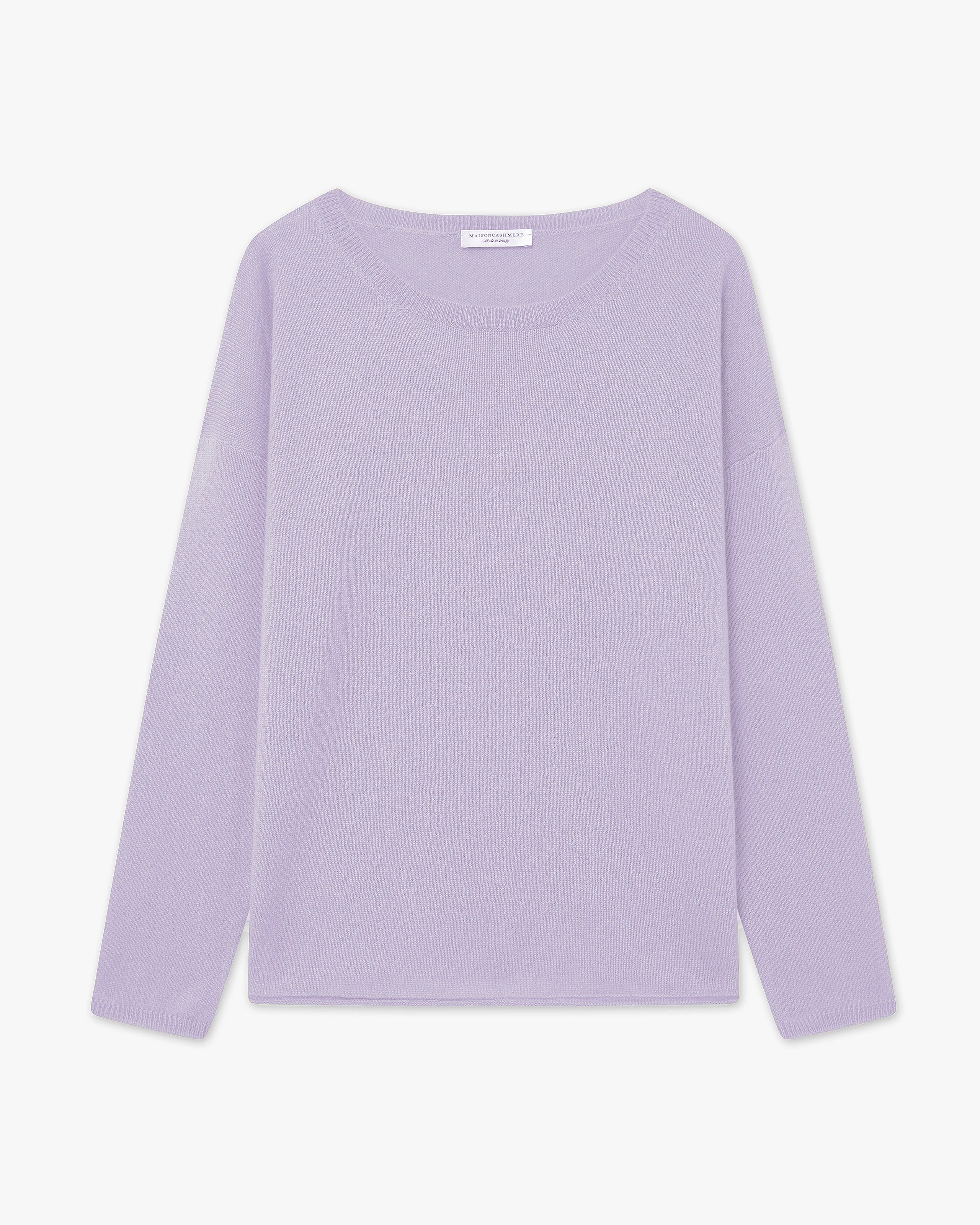 Lightness Crew Neck Sweater - Lilac Cashmere