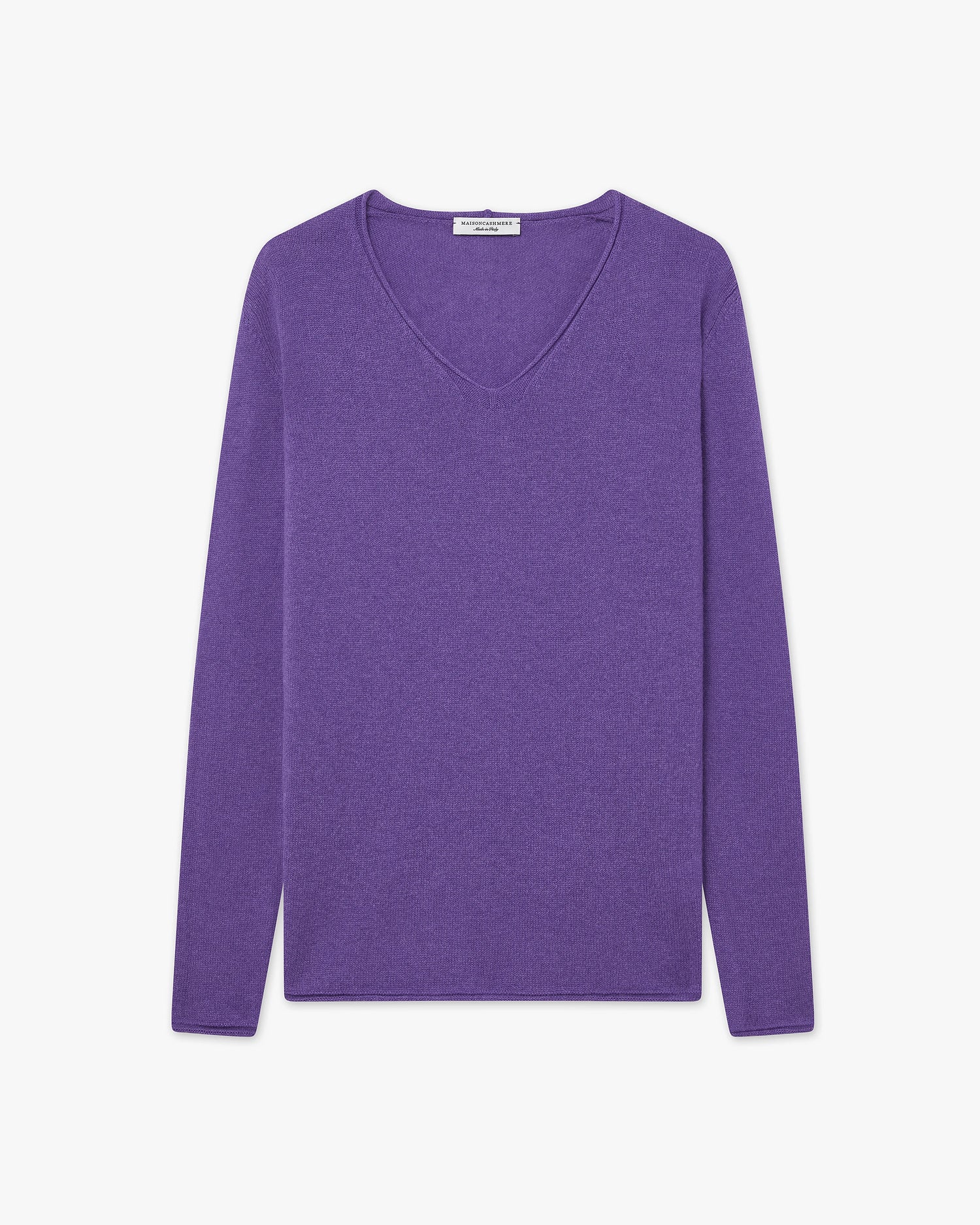 Lightness V-Neck Sweater - Purple Cashmere
