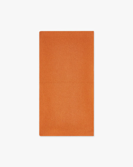 Women's Essential Maxi Scarf - Orange Cashmere
