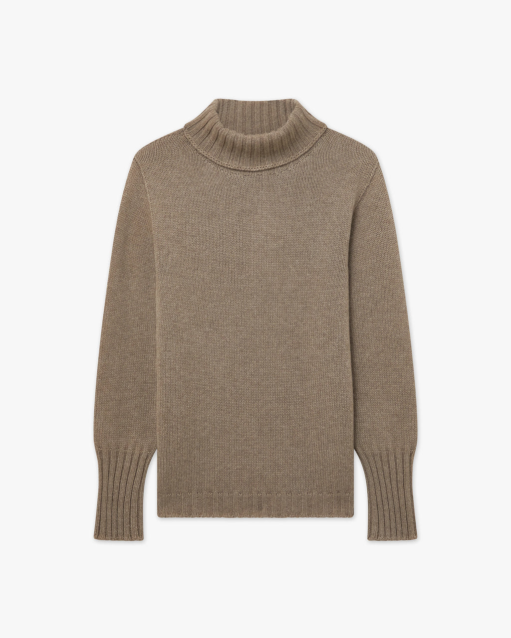 Women's Merano Turtleneck Sweater - Taupe Cashmere