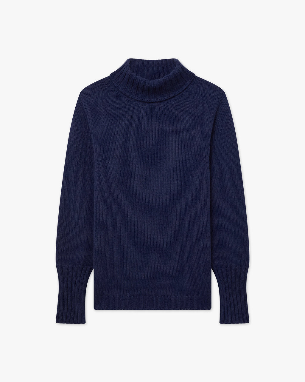 Women's Merano Turtleneck Sweater - Blue Cashmere
