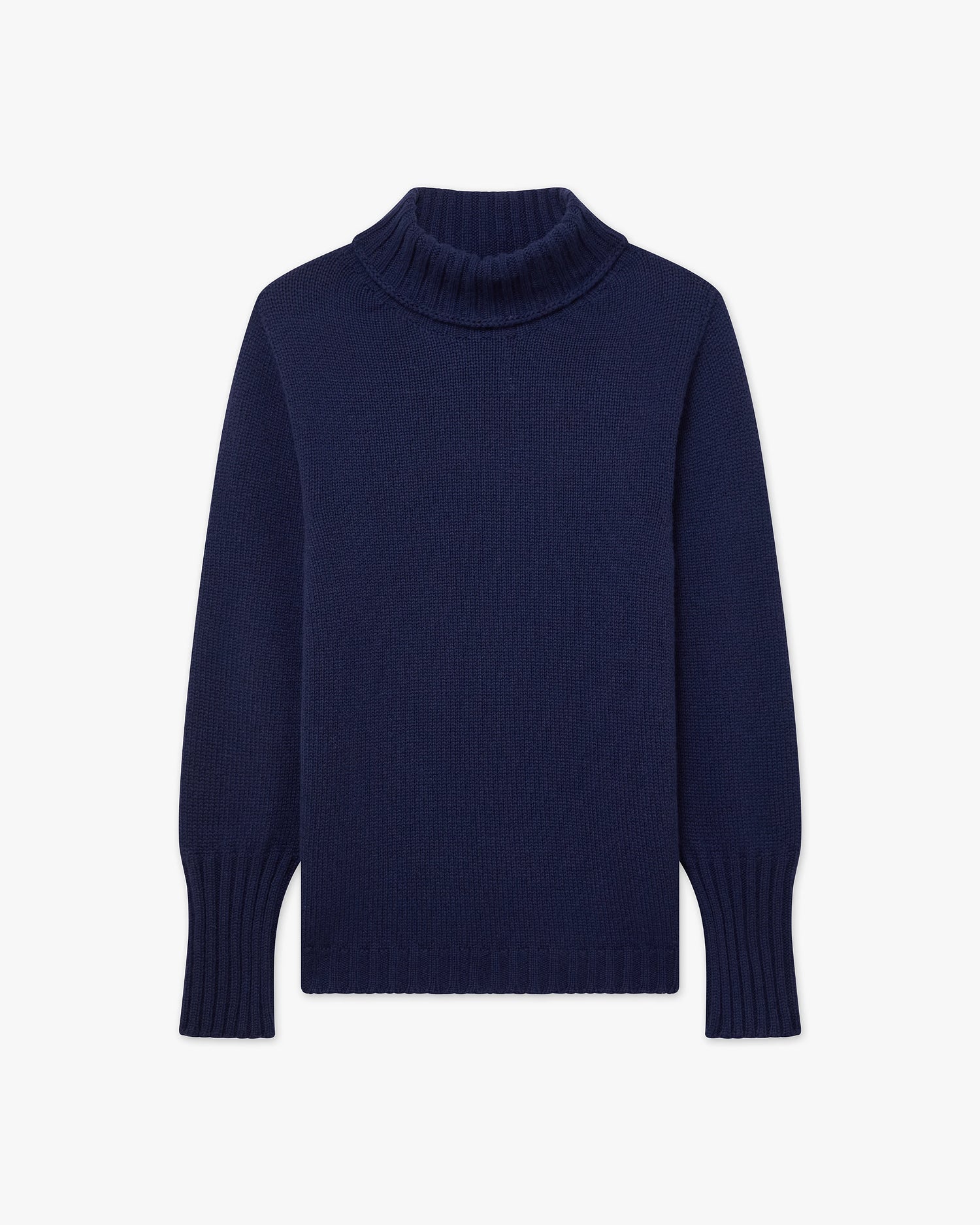 Women's Merano Turtleneck Sweater - Blue Cashmere