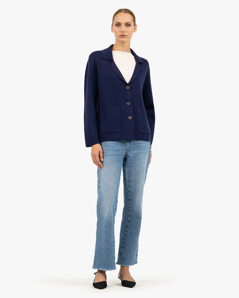 Women's Milford Blazer - Blue Merino