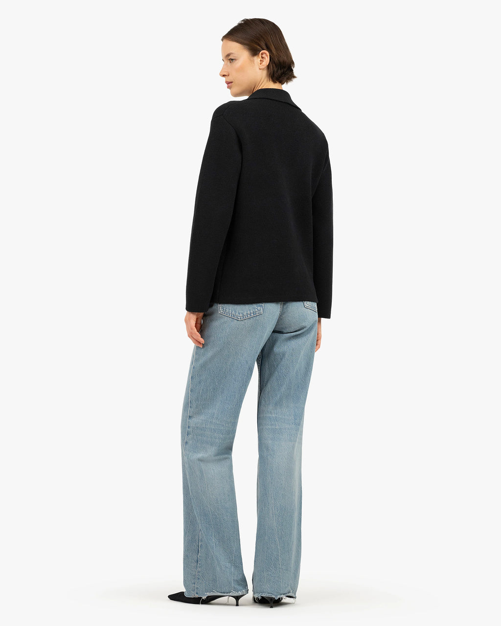 Women's Milford Blazer - Black Merino