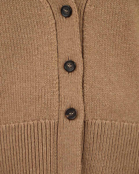Women's Funes Cardigan - Hazelnut Merino