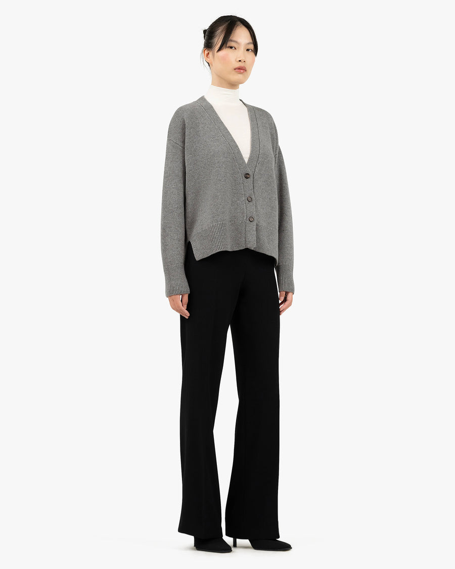 Women's Funes Cardigan - Grey Merino