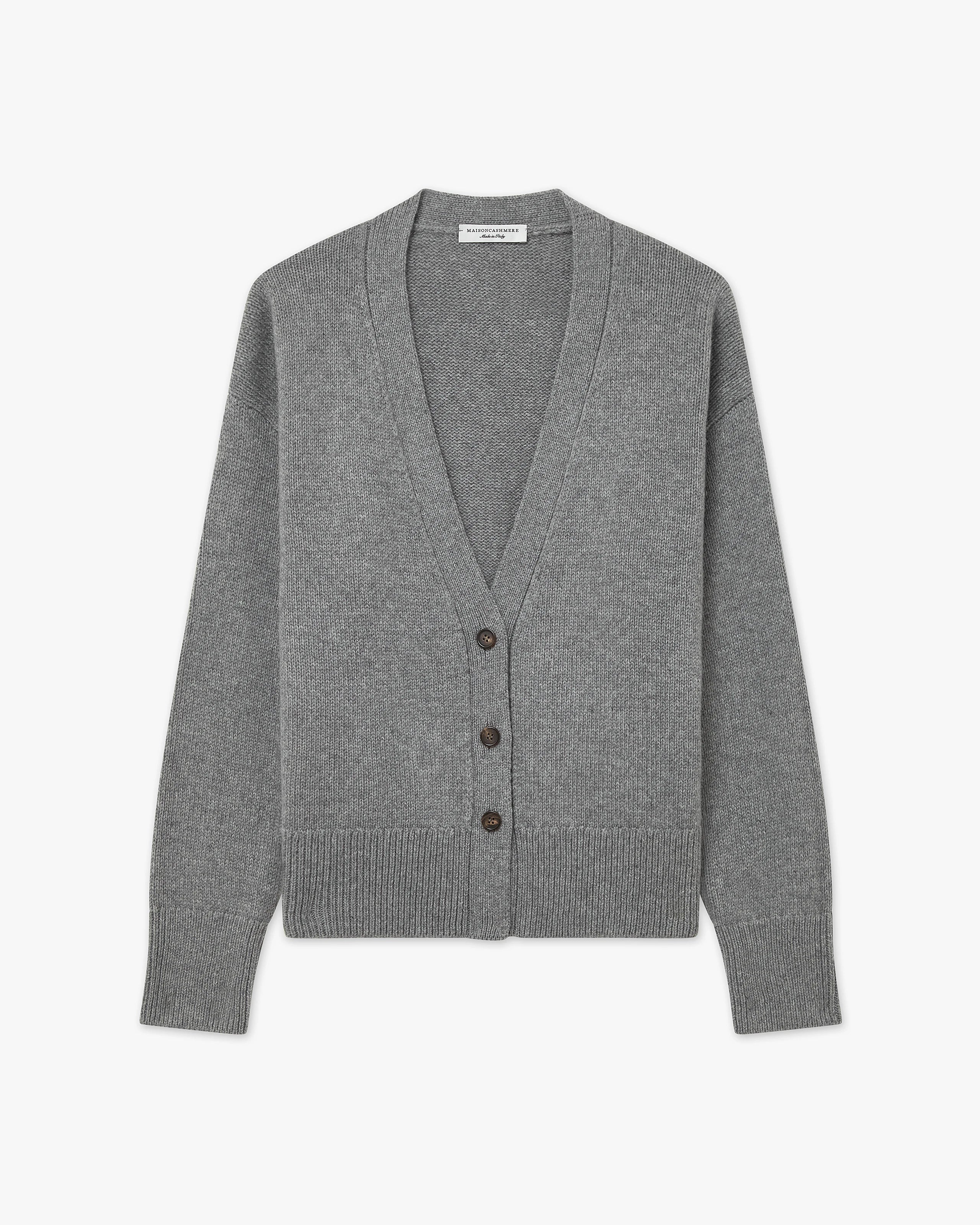Women's Funes Cardigan - Grey Merino