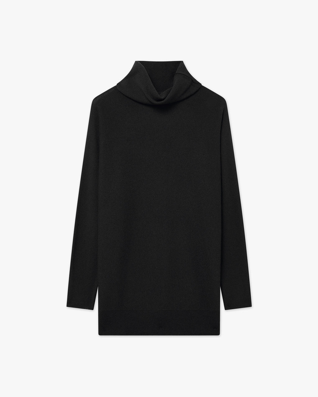 Women's Milford Turtleneck Sweater - Black Merino