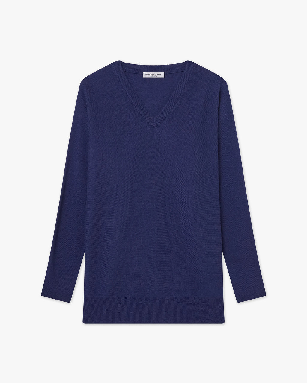 Women's Milford V-Neck Sweater - Blue Merino