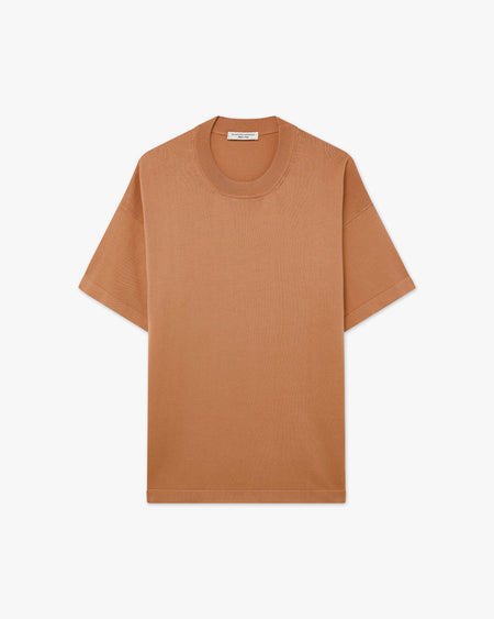 Women's Oasi Maxi Tee - Hazelnut Cotone