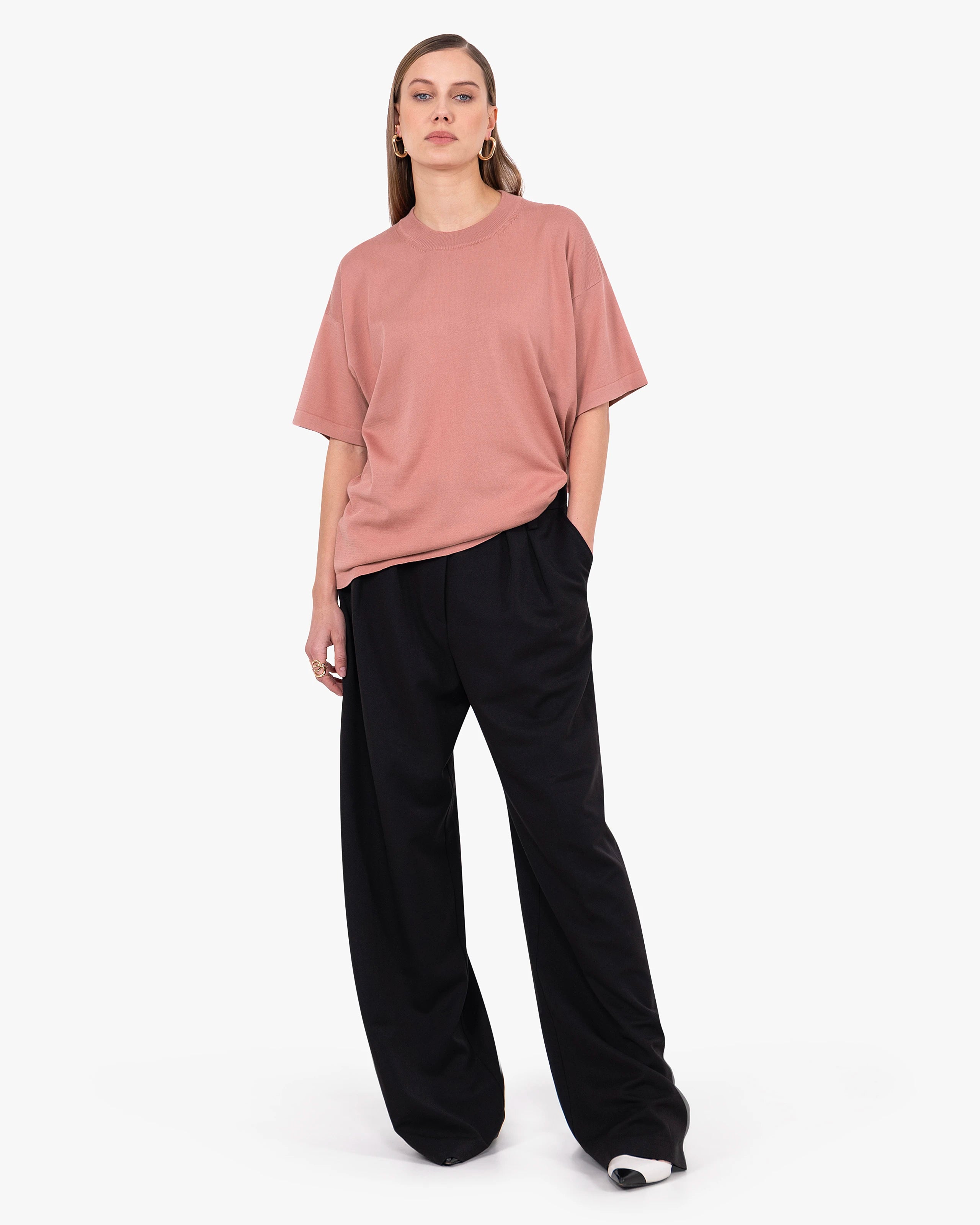 Women's Oasi Maxi Tee - Blush Cotone