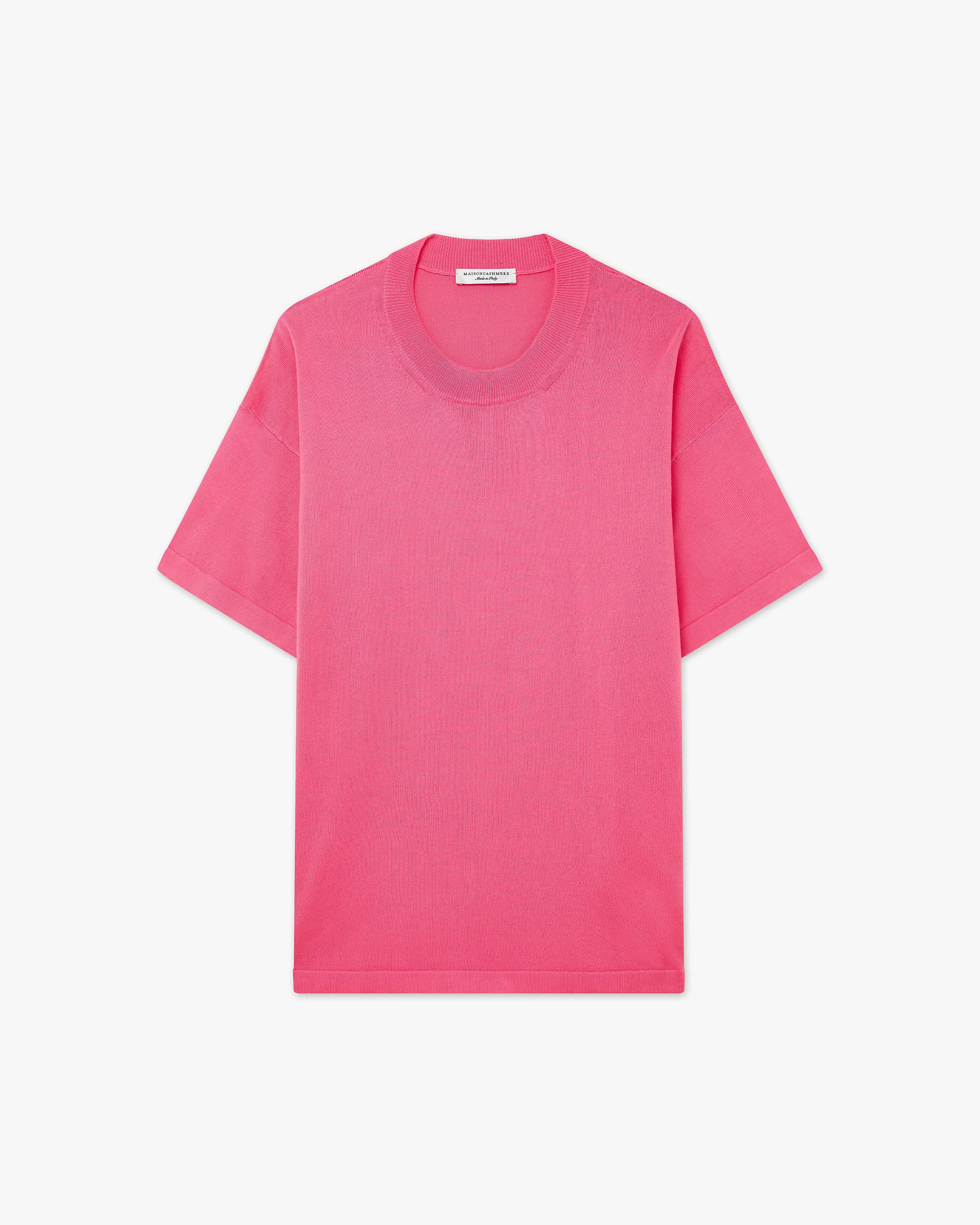 Women's Oasi Maxi Tee - Fuchsia Cotone