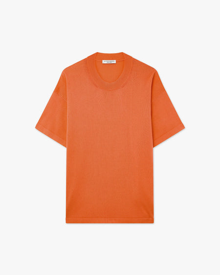 Women's Oasi Maxi Tee - Orange Cotone