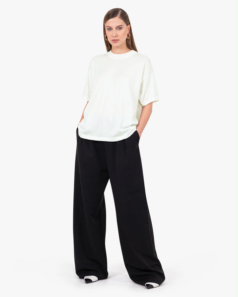 Women's Oasi Maxi Tee - White Cotone