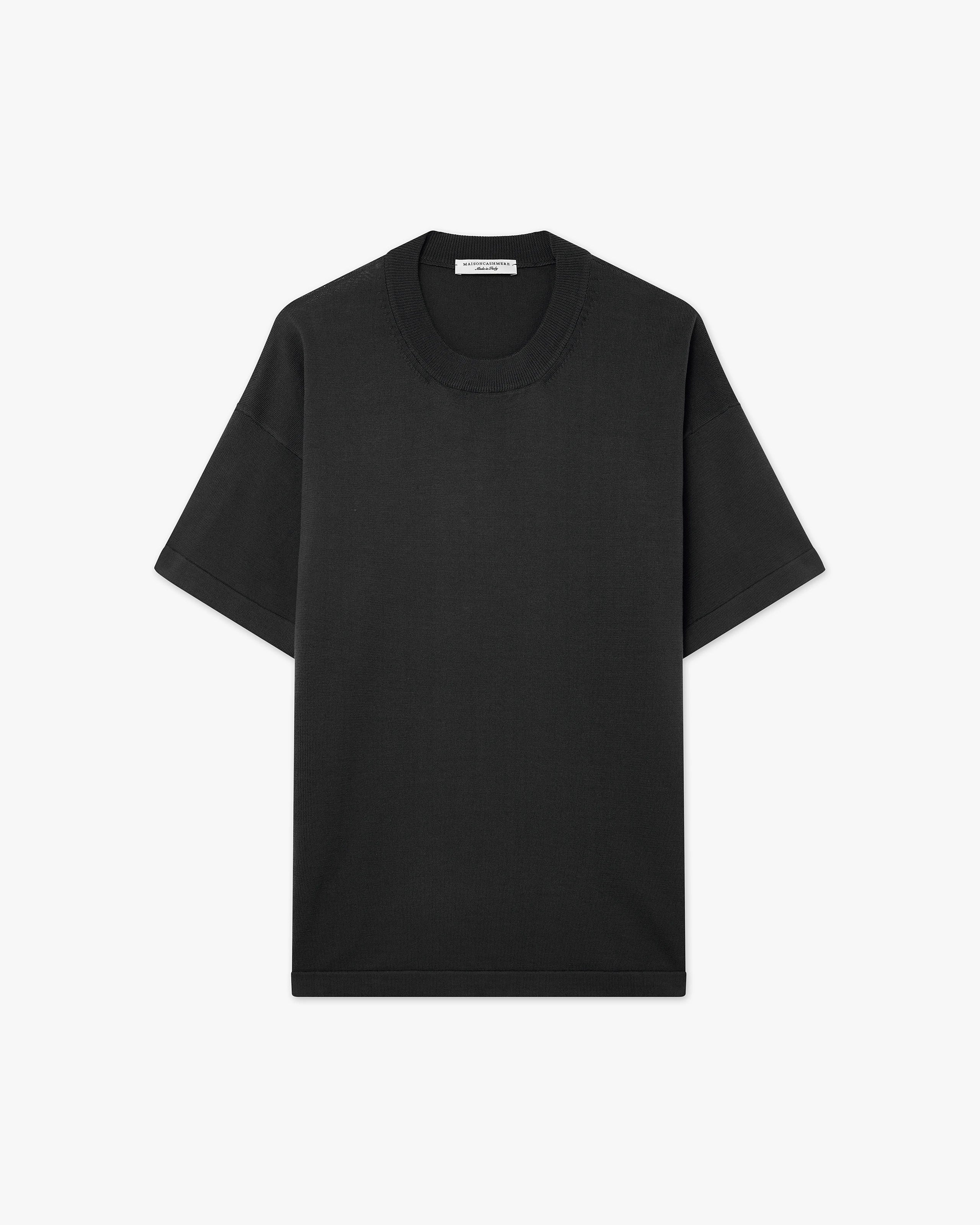 Women's Oasi Maxi Tee - Black Cotone