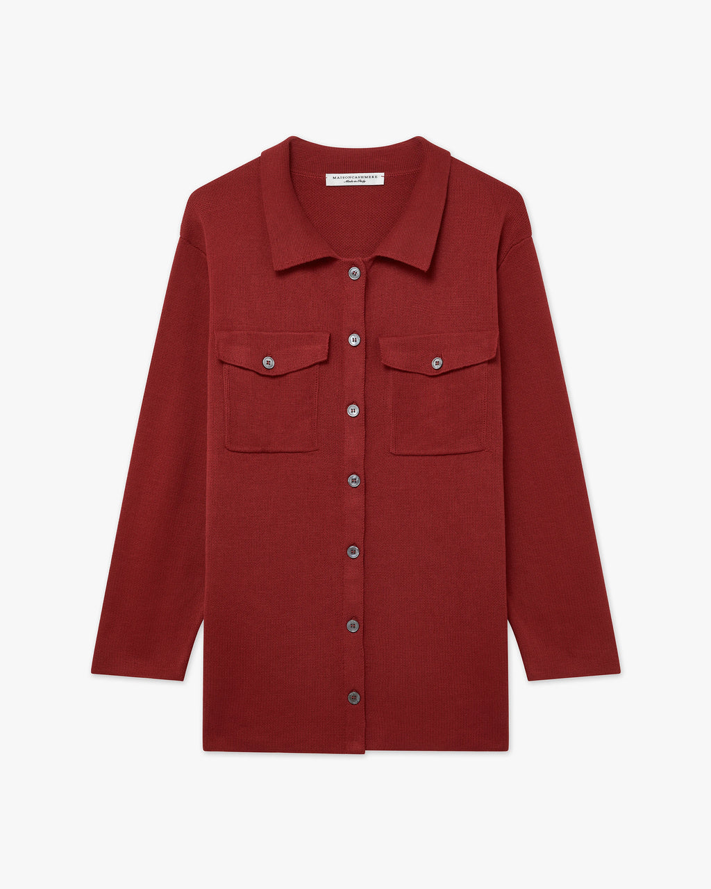 Oasi Shirt Sweater - Red Cotone