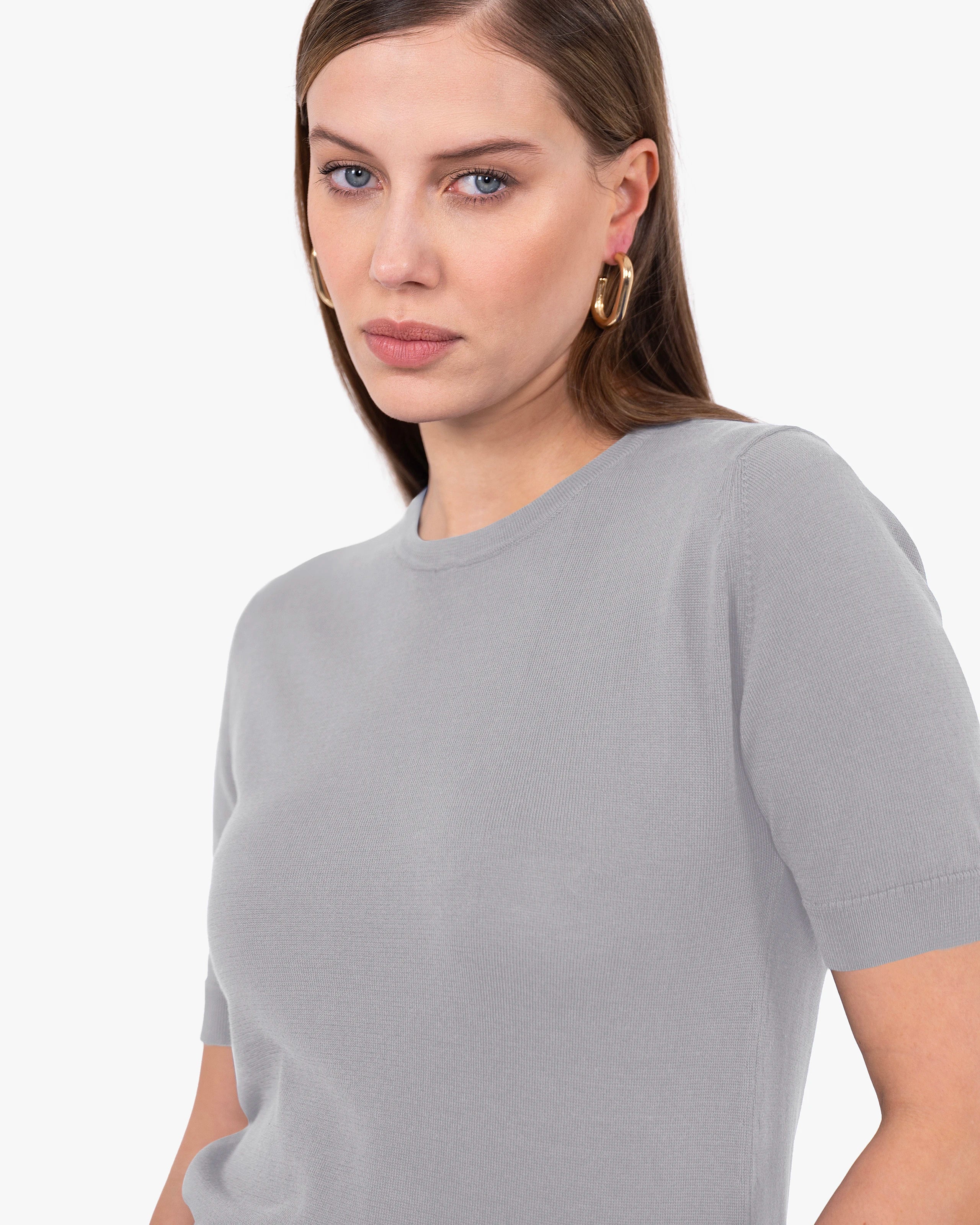 Women's Oasi Tee - Grey Cotone