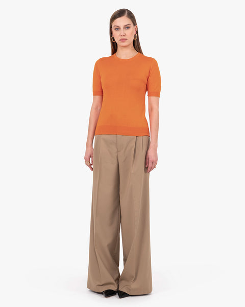 Women's Oasi Tee - Orange Cotone
